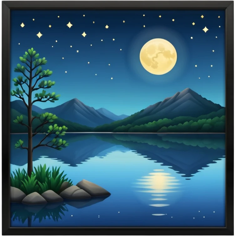 arkansas lake in the night emoji