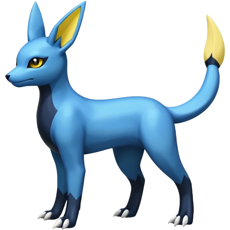 Manectric-Electrike-Lugia-Umbreon-Fakémon-hybrid-creature (full body), 4 legs emoji