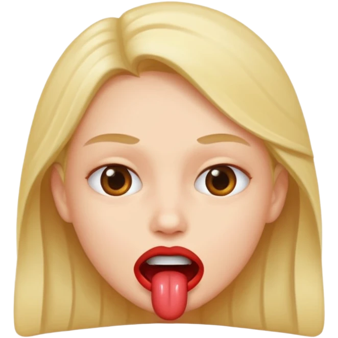 😩 but bitting its lips  emoji