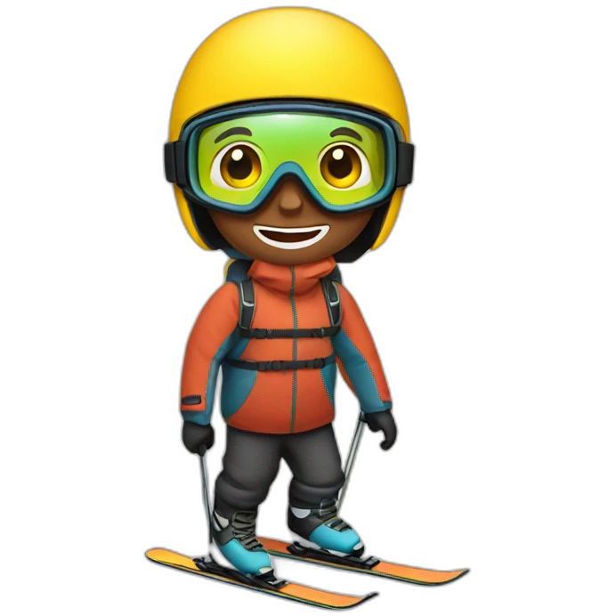 Skier emoji