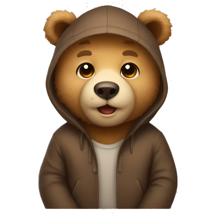 Cute bear emoji emoji