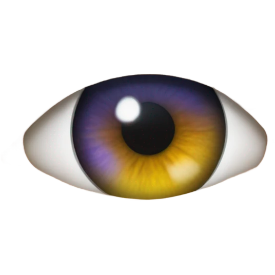 Wide eye emoji