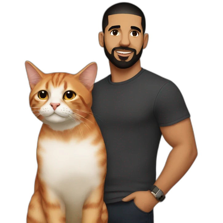 drake with red cat emoji