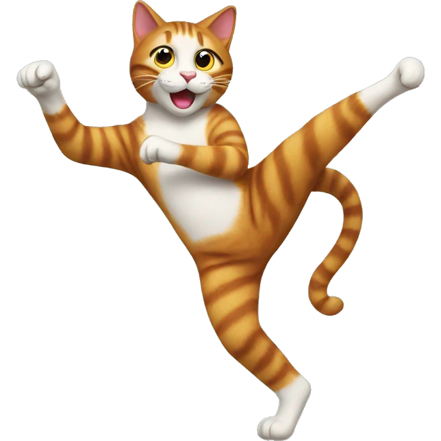 Dancing cat emoji