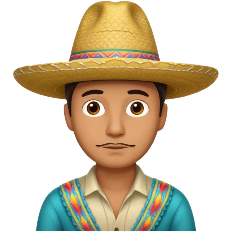 ЗАДУМЧИВЫЙ ЧЕЛОВЕК В СОМБРЕРО emoji