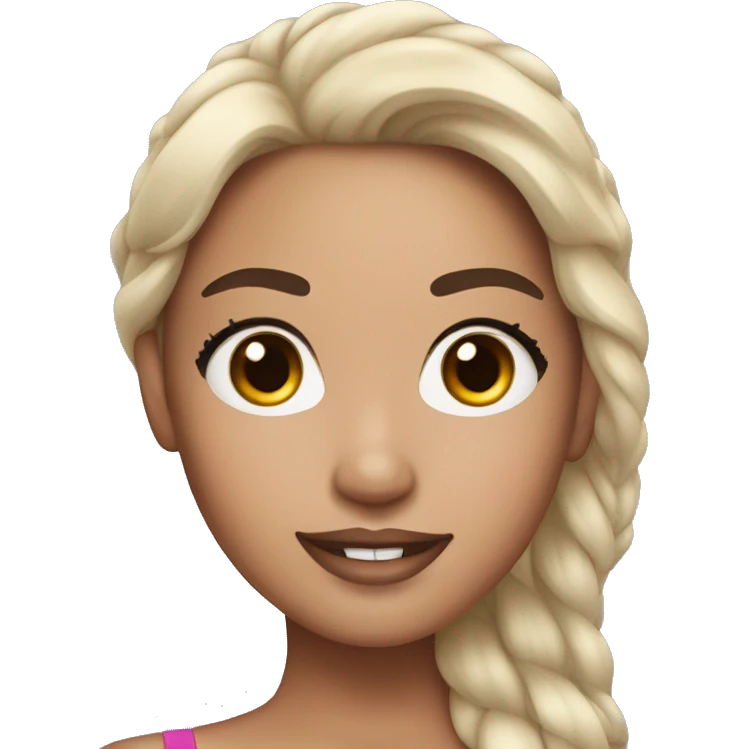 Miss universe with asian skin emoji