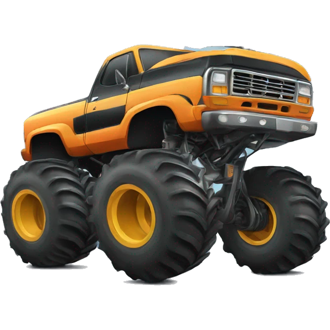 Big monster truck emoji