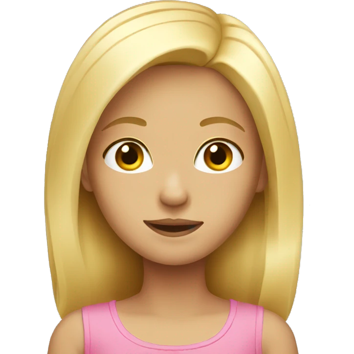 Girl blond emoji
