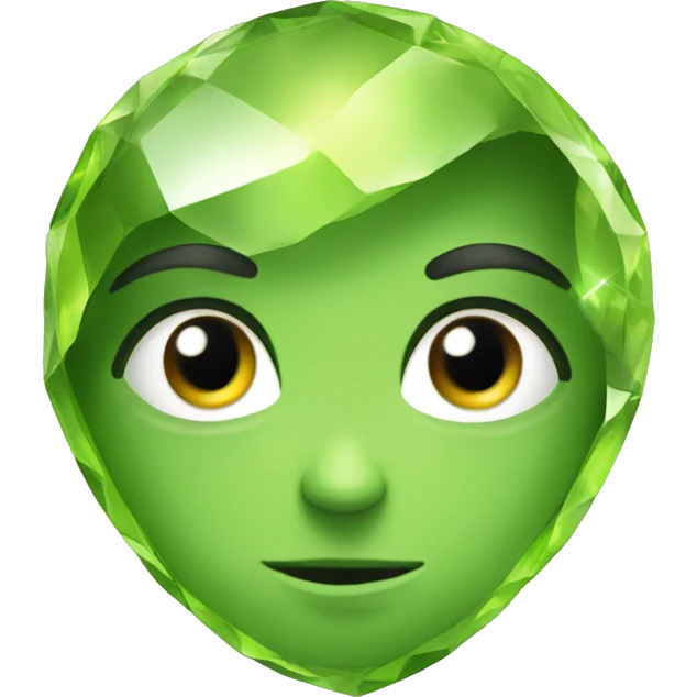 Peridot gemstone  emoji