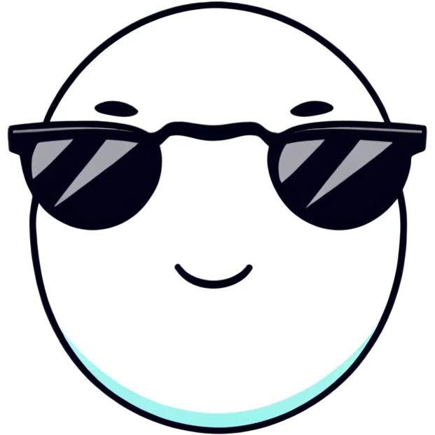 smiling face with star-shaped sunglasses, funky and bold like Bootsy Collins emoji