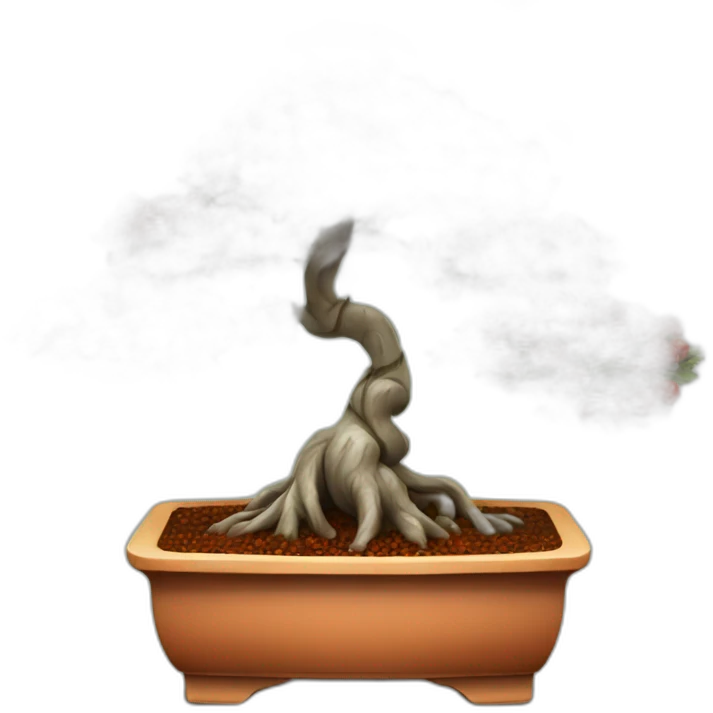 Bonsai tree with lots of chilli’s on it emoji