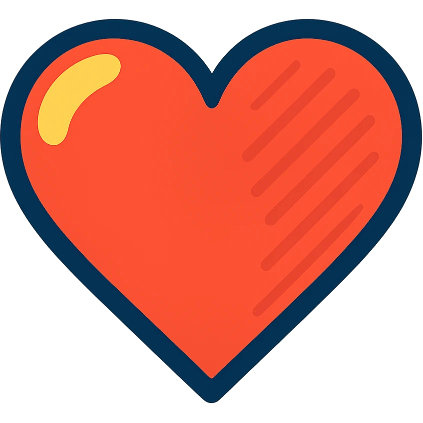 heart symbol representing love emoji