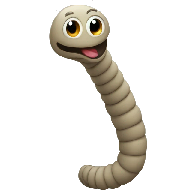 worm emoji