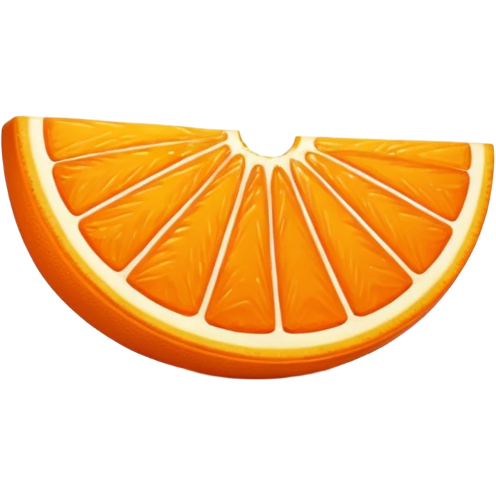 orange wedge emoji