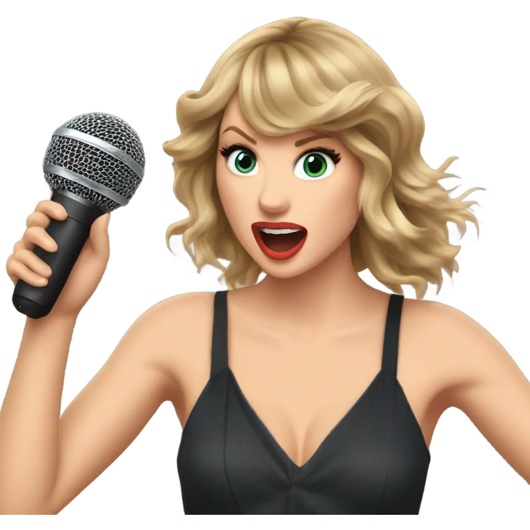 Taylor swift singing emoji
