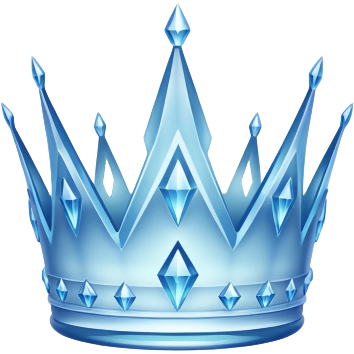 frozen crown emoji