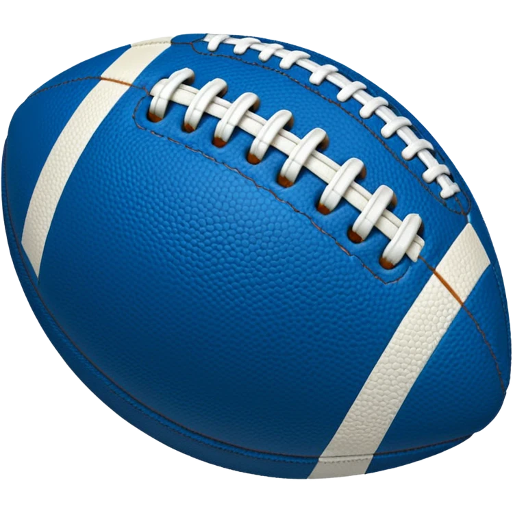 blue american football ball emoji