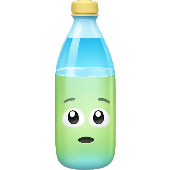 Bottle of water emoji