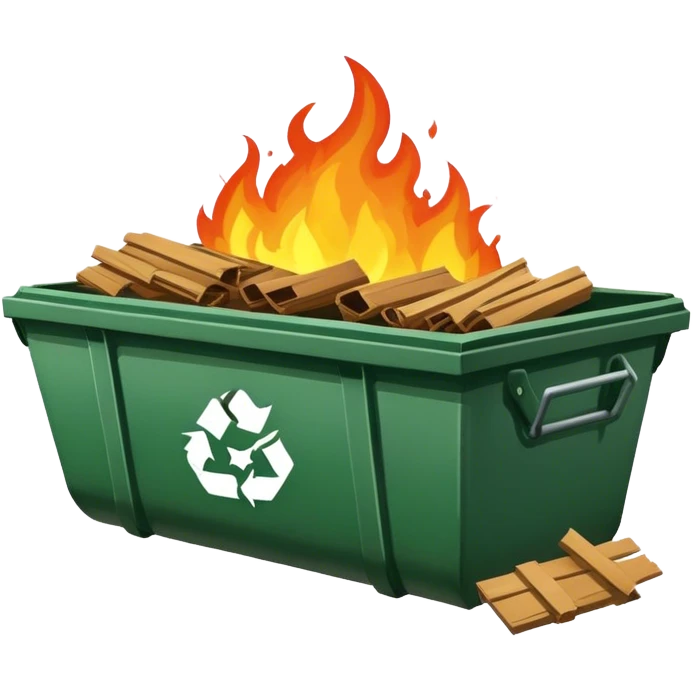 dumpster fire emoji
