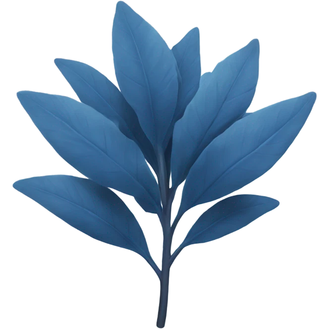 Bleu plant emoji