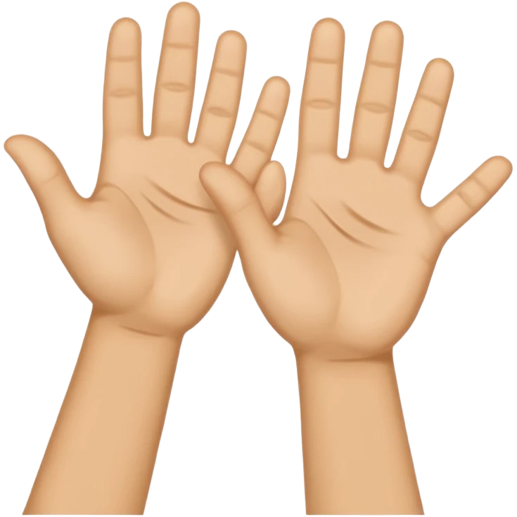 Two hands doing the “boi” movement emoji