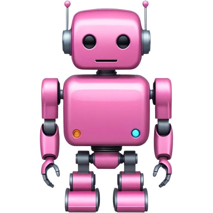 pink robot advanced emoji