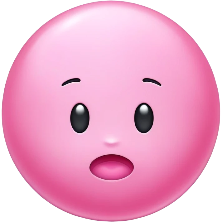 Pink  emoji