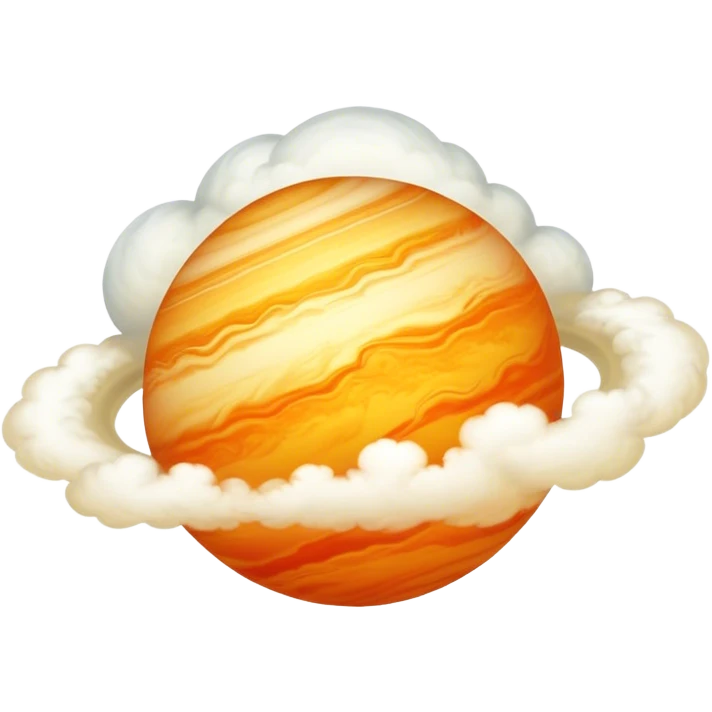 Planet venus cloudy emoji