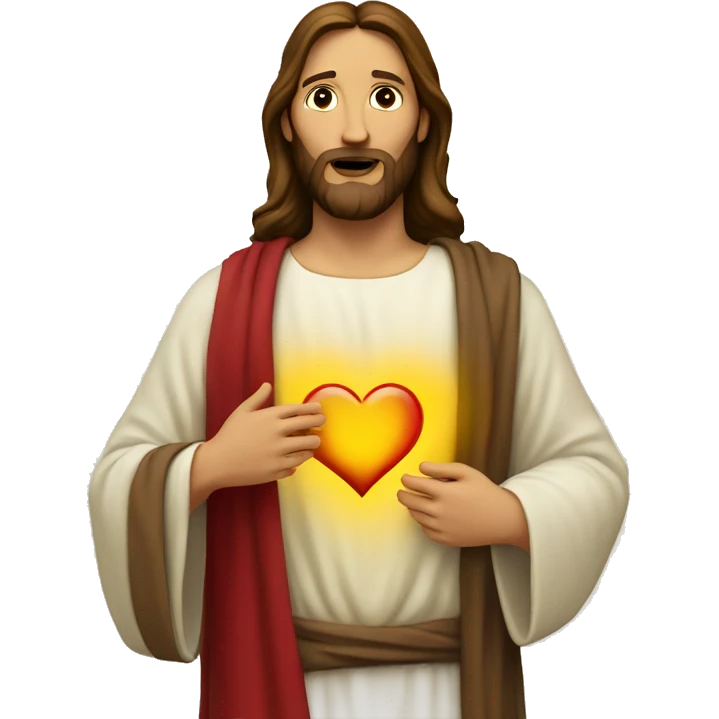 Jesus And heart emoji
