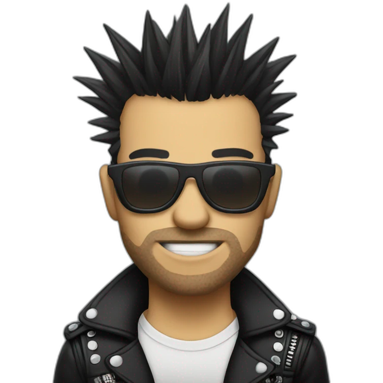 punk rock and roll emoji