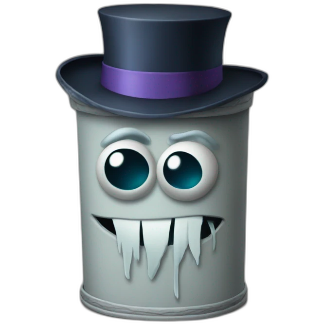 hatbox ghost emoji