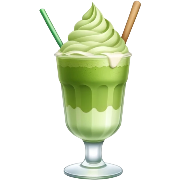 Matcha float  emoji