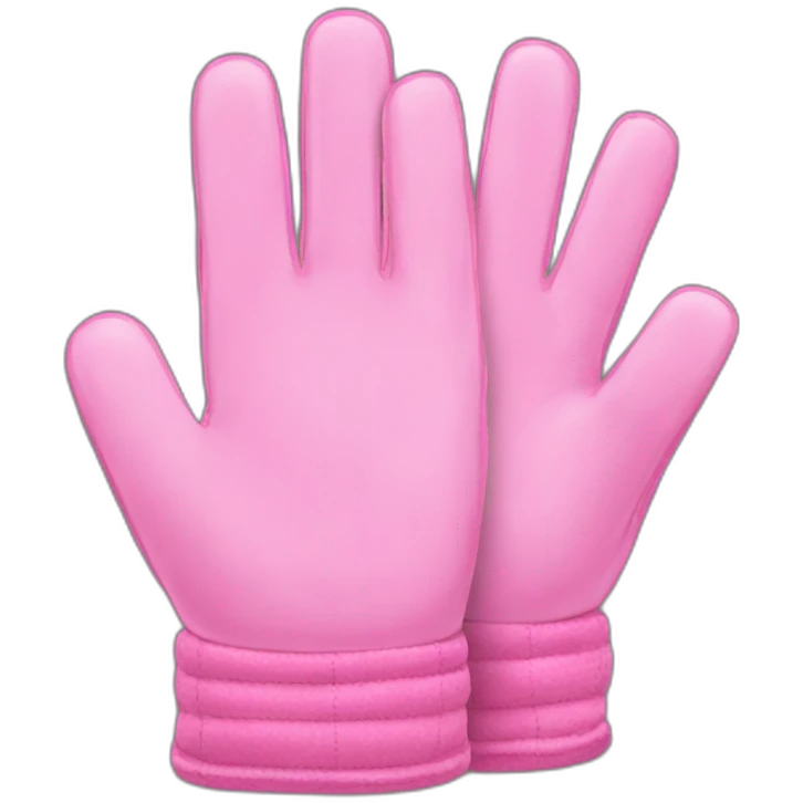 Guantes rosas emoji