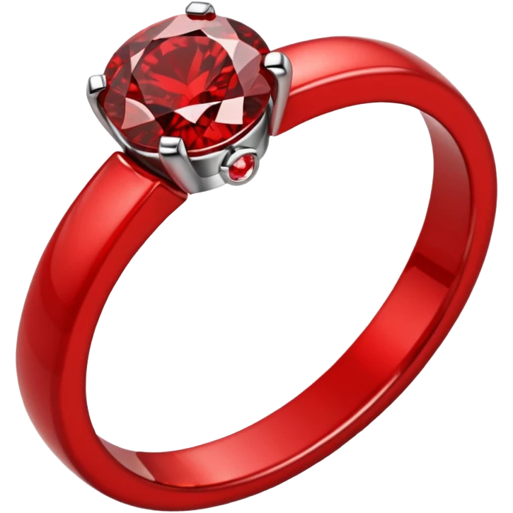 red ring marry red diamond emoji