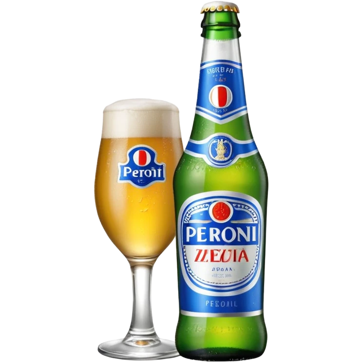 Birra Peroni Nastro azzurro piccola in bottiglia da 33 cl
 emoji