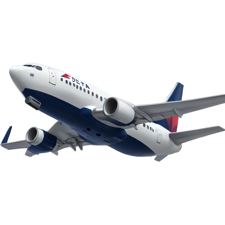 Delta airlines Boeing 737 emoji