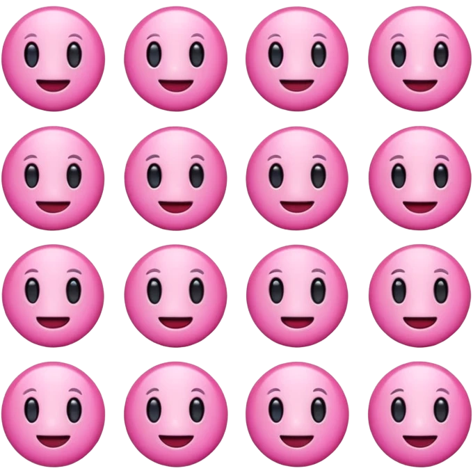 Pink emojis emoji