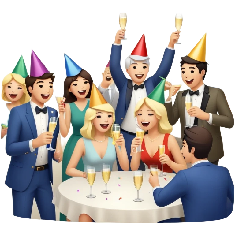 A crazy house party  emoji