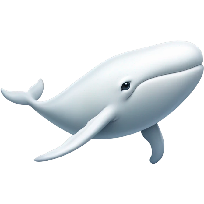 white whale , underside emoji