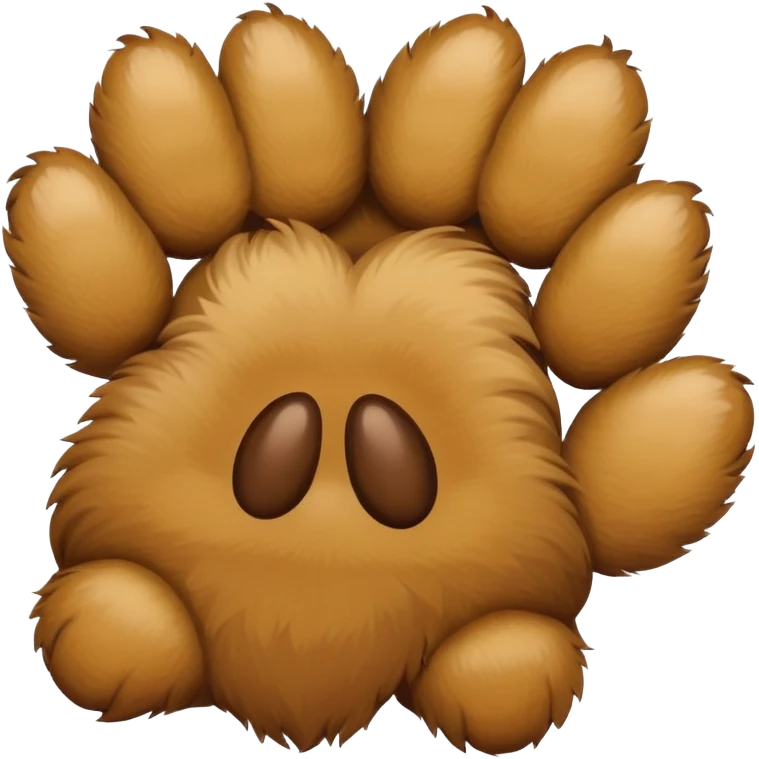 Dog paws up emoji