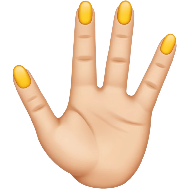 Fingers inside emoji emoji