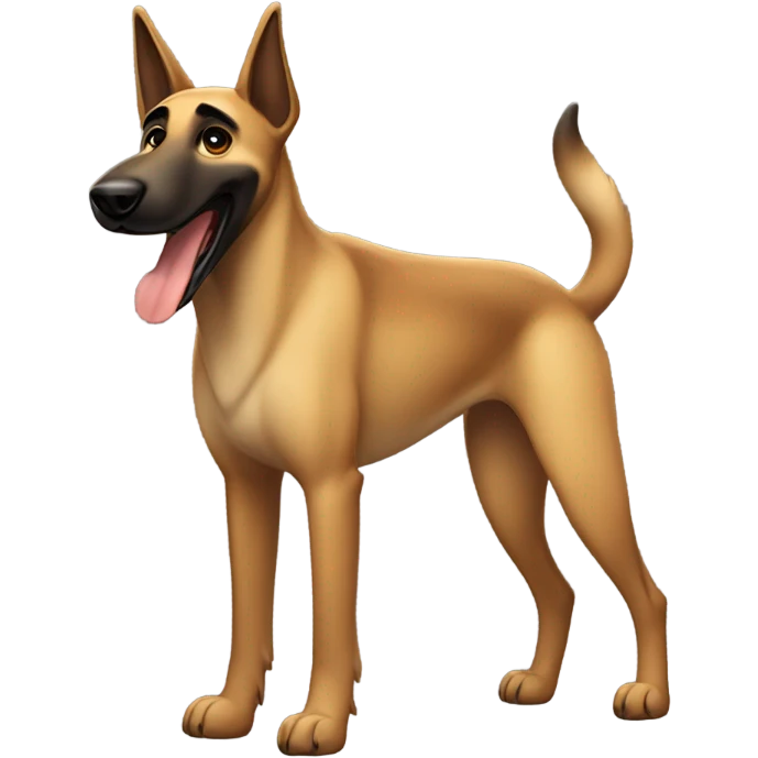 Malinois smiling emoji