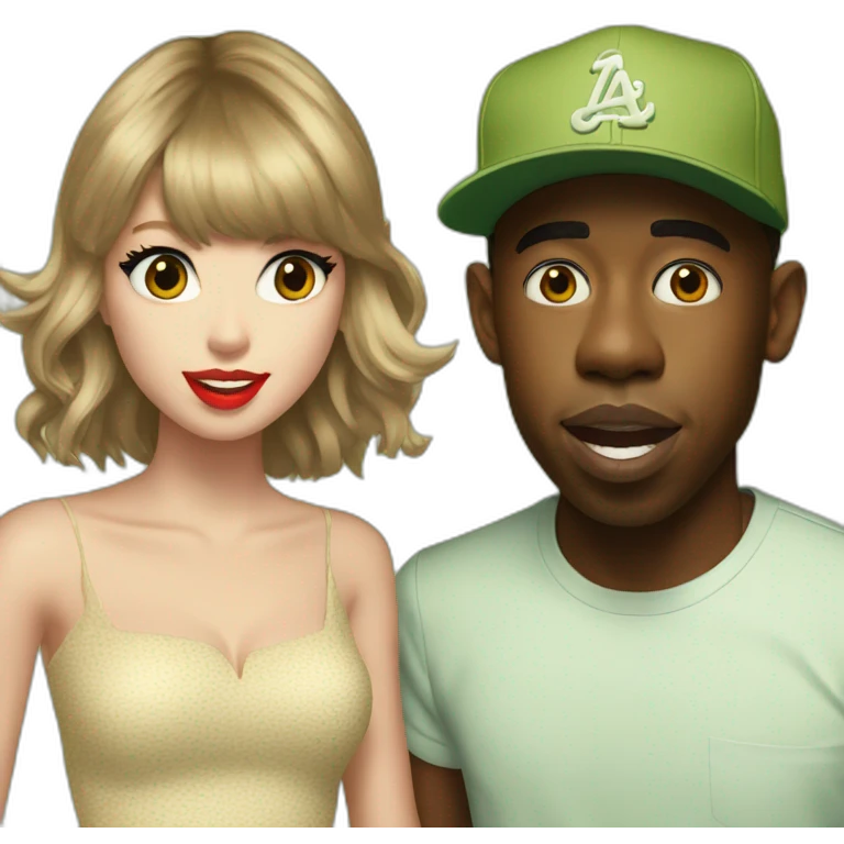 tyler the creator with taylor swift emoji