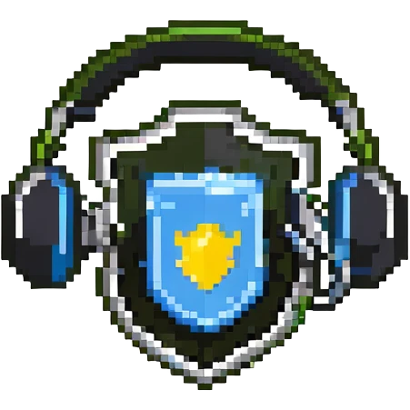 help desk center shield with headset and support icon emoji