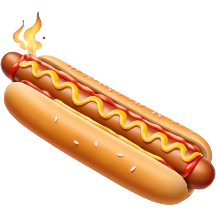 Cigarette that looks like a hotdog  emoji