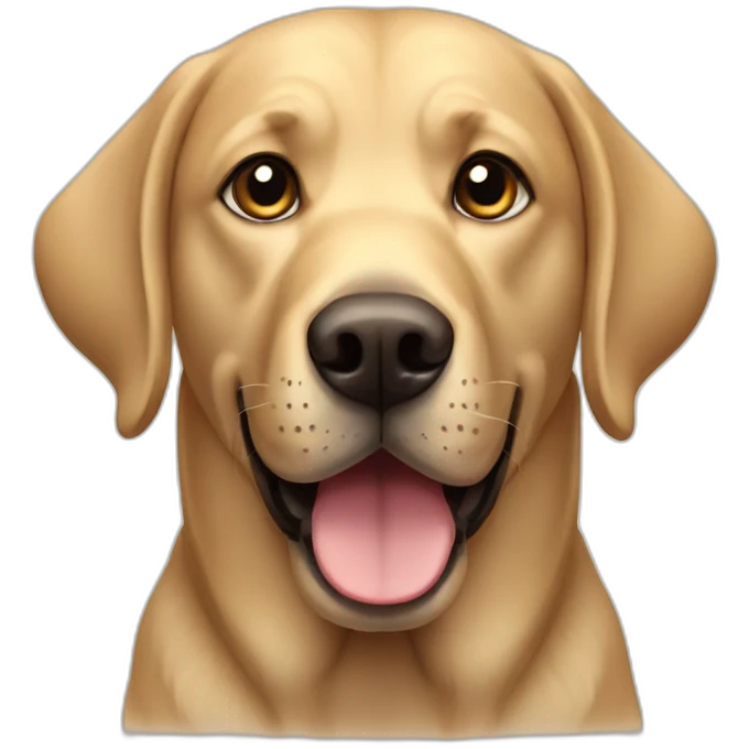 labrador dog emoji