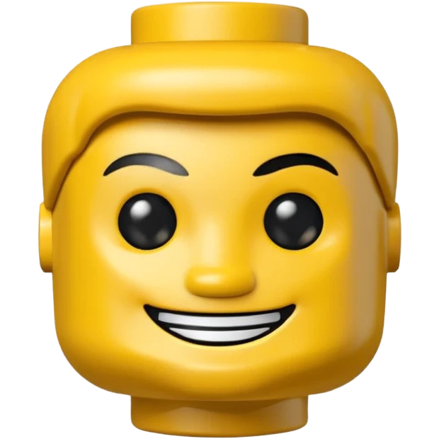 Lego man head emoji