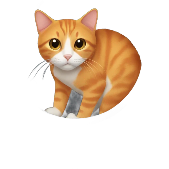 Orange cat in a dryer emoji