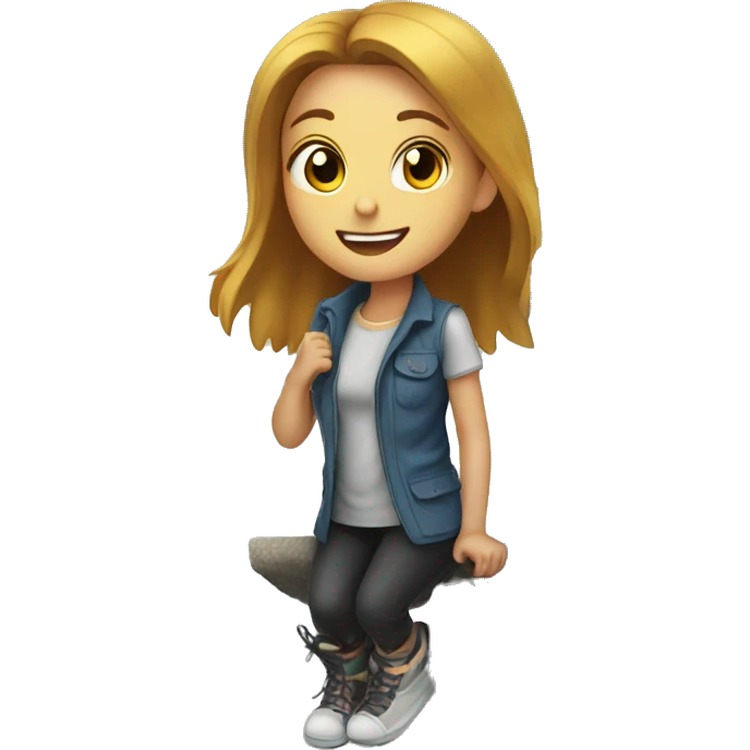 girl on tower emoji