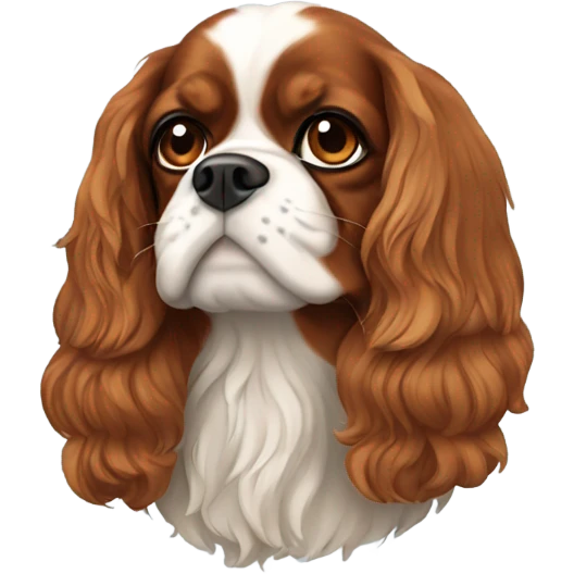 King Charles cavalier emoji